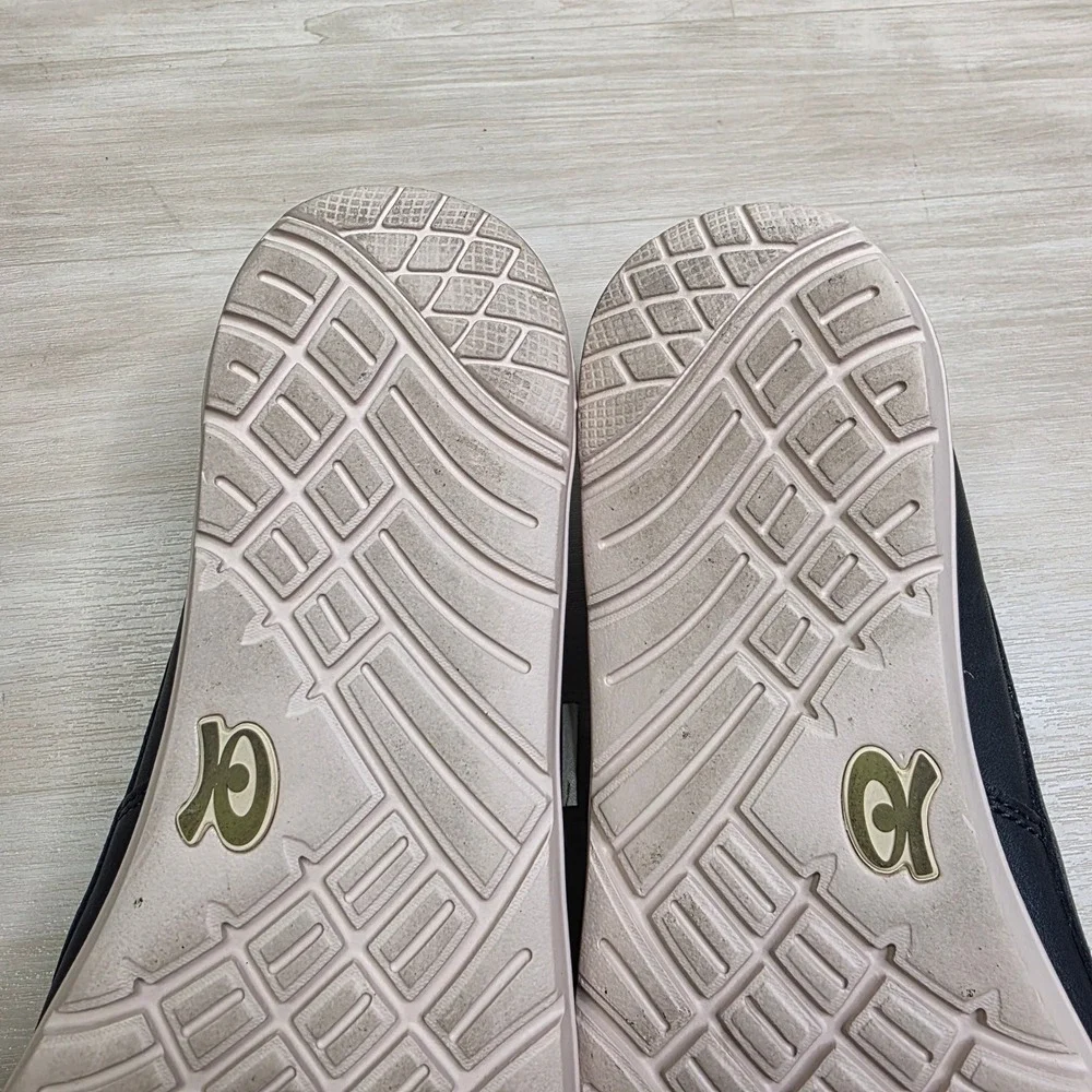 Lems Mariner Navy Leather Barefoot Boat Shoes Mens 43 Minimalist Zero Drop